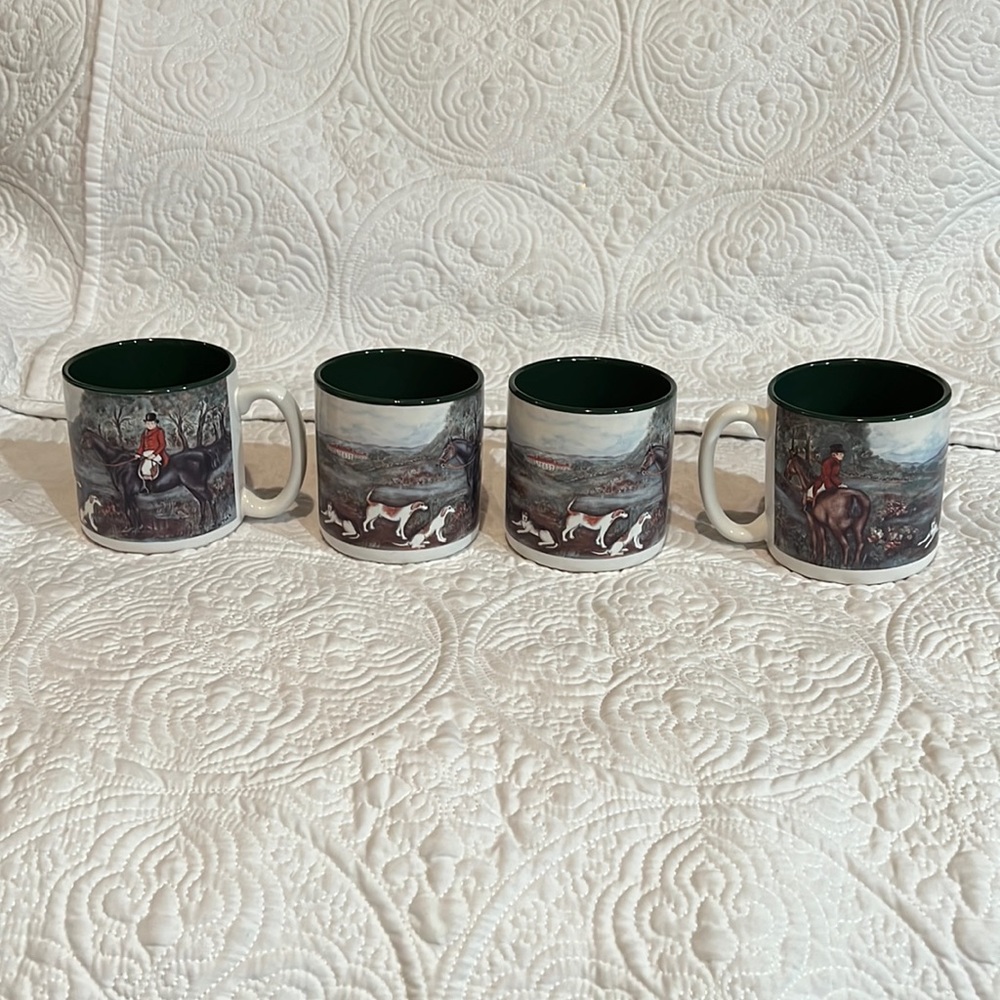 Flowers Bogart mugs, set of‎ 4